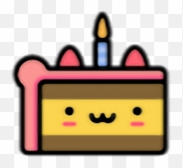 Cake Kawaii Cute Food Sticker By Isabela - Birthday Punny Emoji,Twitter Cake Emoticon