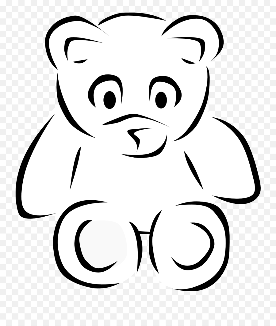 Bear Images Black And White Png Images - Teddy Bears Png White And Black Emoji,Cross To Bear Emoji