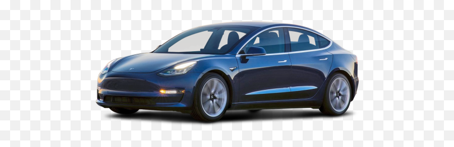 Tesla - Tesla Model 3 Blue Png Emoji,Tesla Model X Emoticon