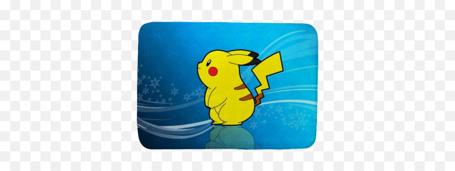 Pikachu Bath Mat U2022 Pixers - We Live To Change Pikachu Hd Wallpaper 4k For Pc Emoji,Dratini Emoticon