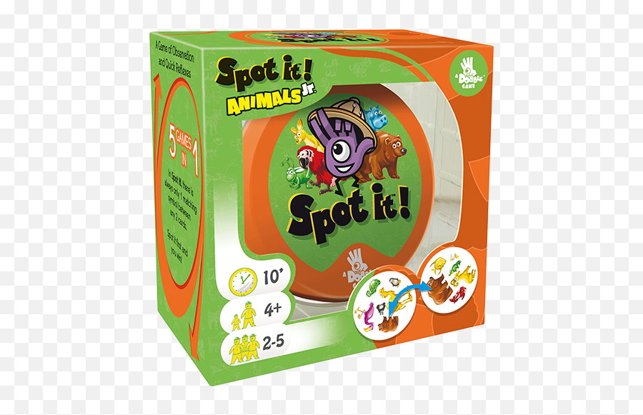 Products - Spot It Spot Animals Jr Emoji,Moonmoon Spider Emoji