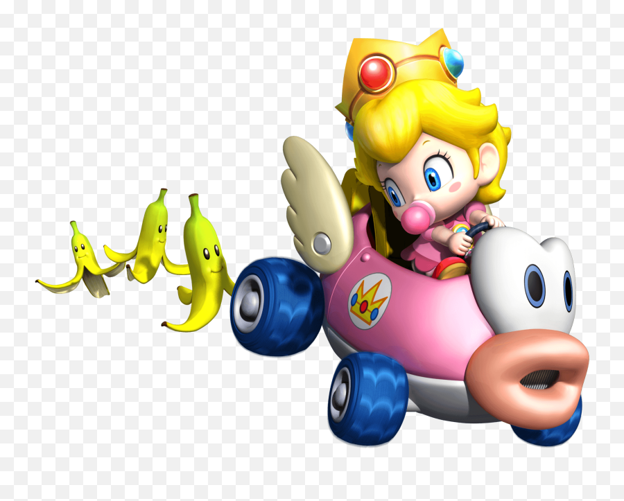 Mario Kart Artwork Including A - Bebe Peach Mario Kart Emoji,Mario Kart Squid Emoticon