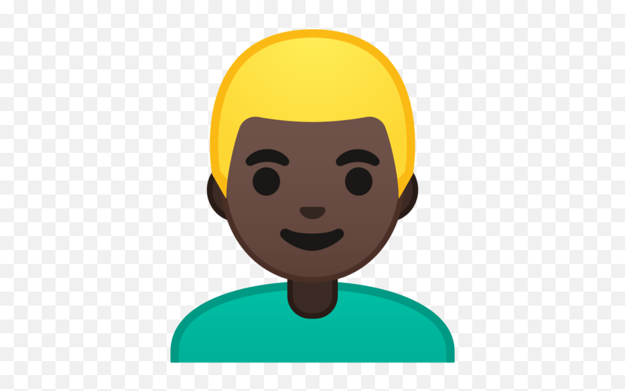Dark Skin Tone Blond Hair Emoji - Emoji De Pessoas Png,Blonde Emoji