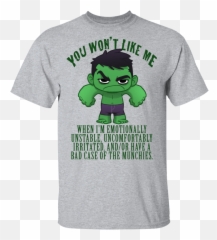 Snark Hulk T - Funny Beekeeper Shirts Emoji,Emotion Trigger Hulk