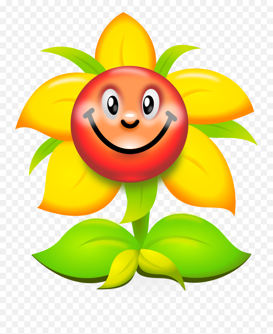 Free Smiley Plant Cliparts Download Free Clip Art Free - Funny Flower Clipart Emoji,Emoji Drawings