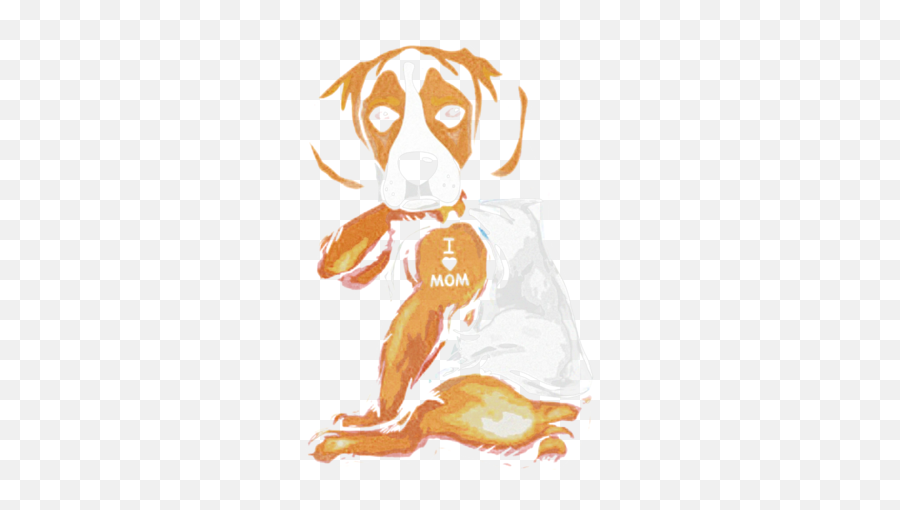 Nice The Beagle Dog I Love Mom Shirt - Scent Hound Emoji,Beagle Puppy Emotions