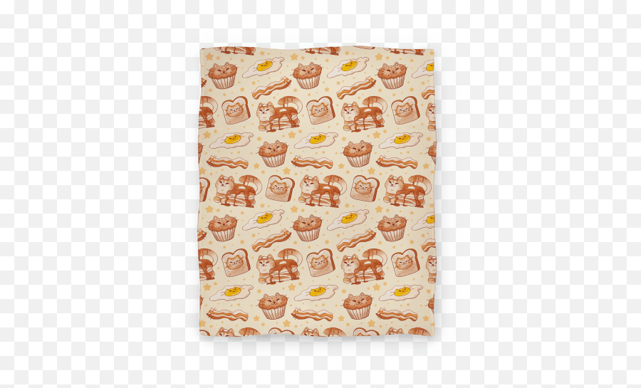 Breakfast Cats Blankets Emoji,Emoji Fleece Blankets