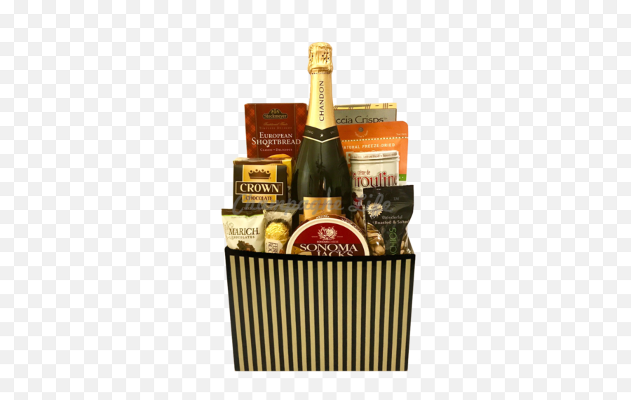 Emoji Gift Basket - Barware,Champagne Bottle Emoji