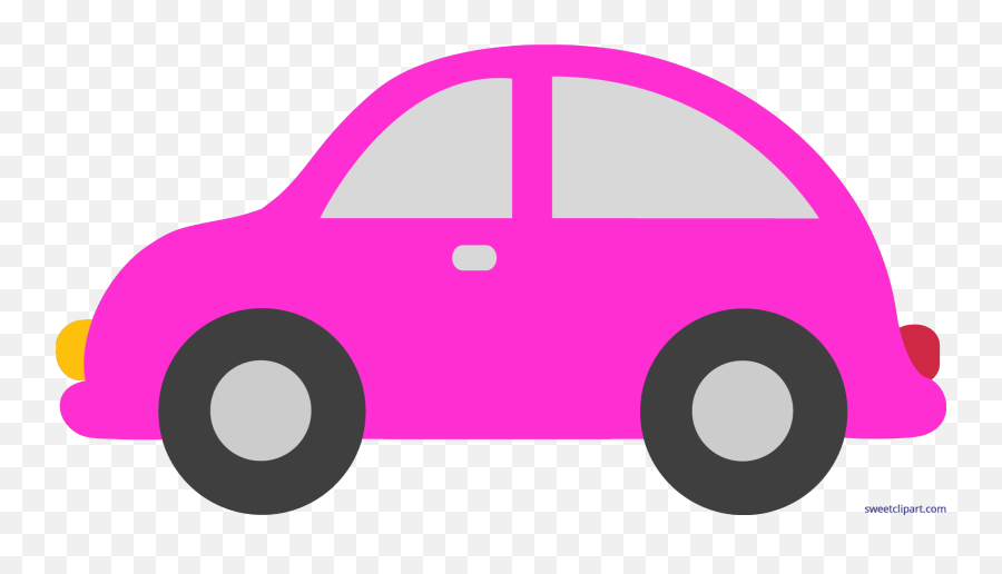 Driving Clipart Pink Car Driving Pink - Pink Car Clipart Png Emoji,Robot And Car Emoji
