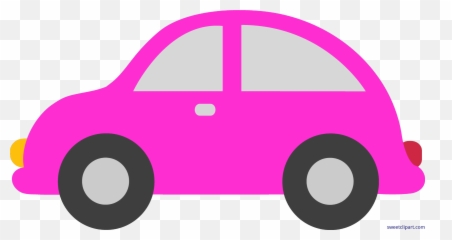 Driving Clipart Pink Car Driving Pink - Pink Car Clipart Png Emoji,Robot And Car Emoji