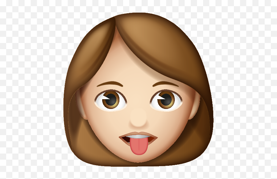 Black Hair Girl Emoji - Emoji With Brown Hair,Glasses With Blonde Hair Emojis