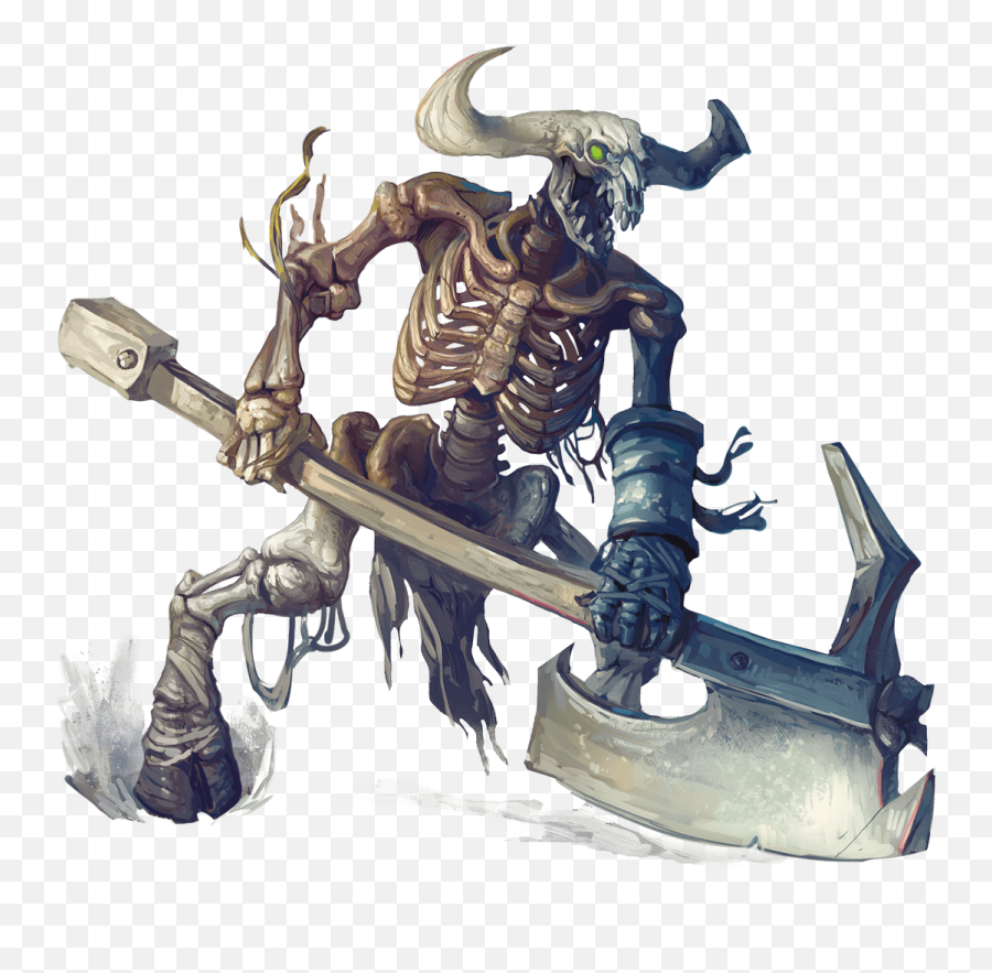 Monsters S Draconic - Minotaur Skeleton 5e Emoji,Negative Emotions 5e