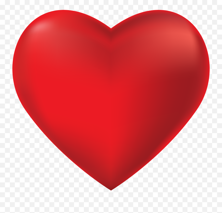 Heart Red Icon Symbol - Red Heart Transparent Png Clip Art Emoji,Heart Emojis Someone