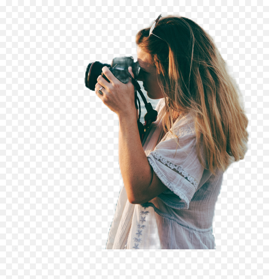 Woman Camera Photographer Sticker - Digital Slr Emoji,Photographer Emoji