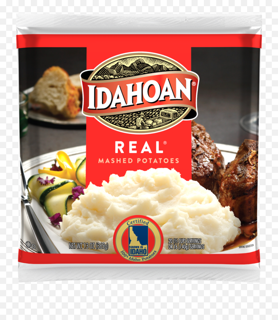 Idahoan Real Mashed Potatoes 13 Oz Pack Of 24 Emoji,Emoticons Peeling Potatoes