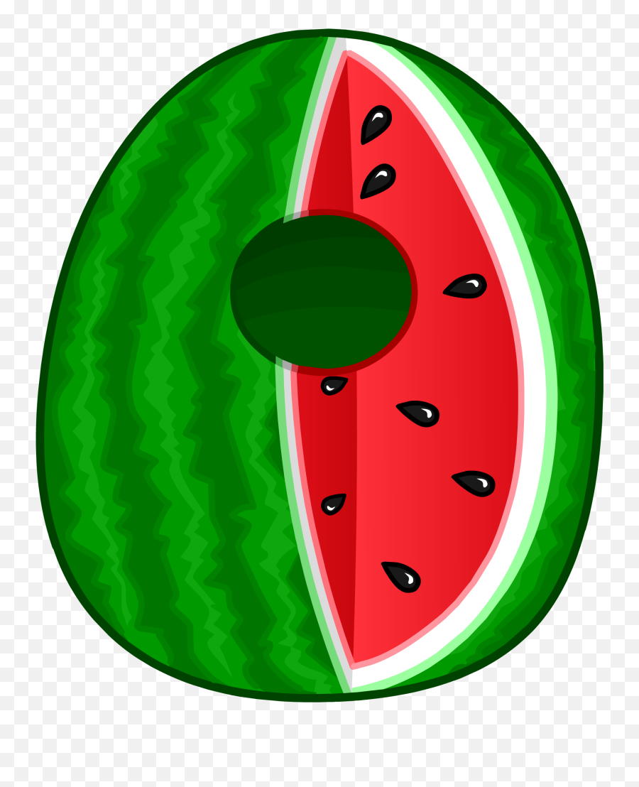 Melon Clipart Green Watermelon - Club Penguin Fruit Costumes Emoji,Melon Emoji