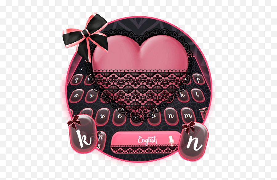 Black Lace Heart Theme U2013 Google Play U2011sovellukset - Girly Emoji,1000 Heart Emojis