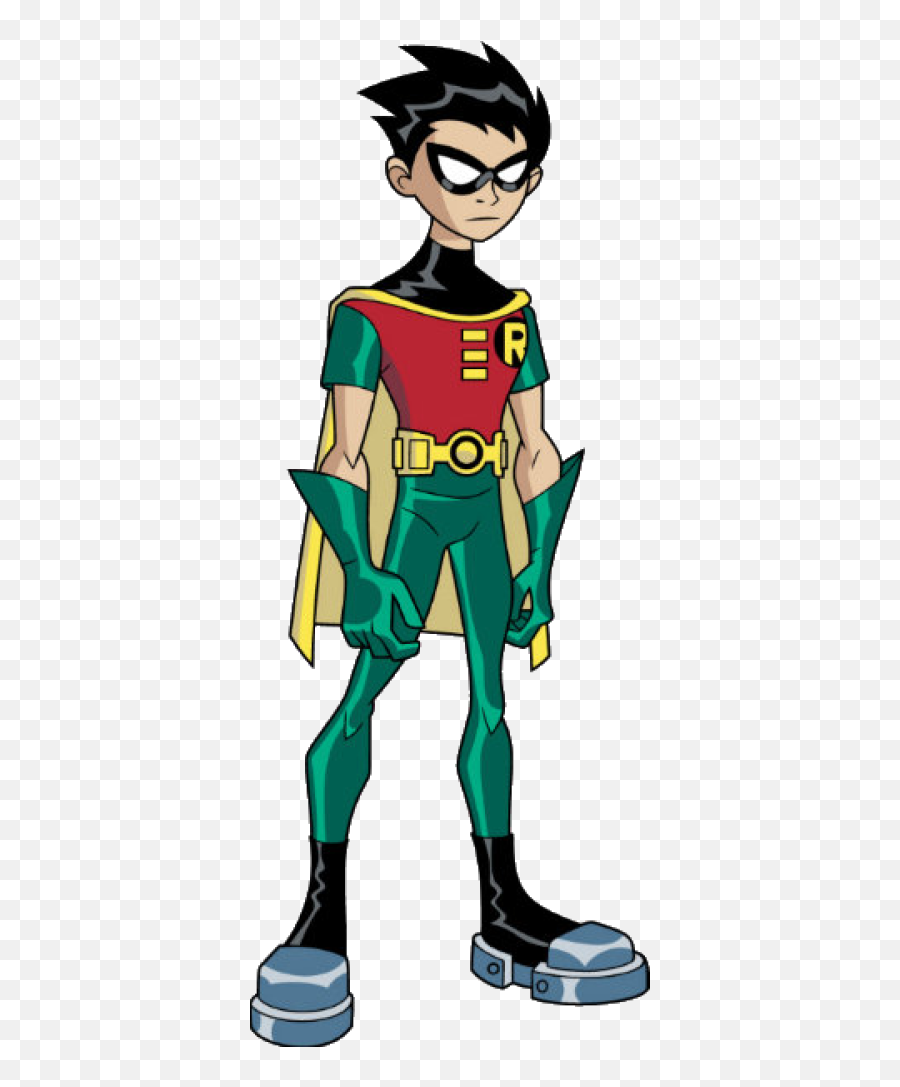 Superhero Robin Png Clipart - Teen Titans Robin Cartoon Emoji,Groot Emojis