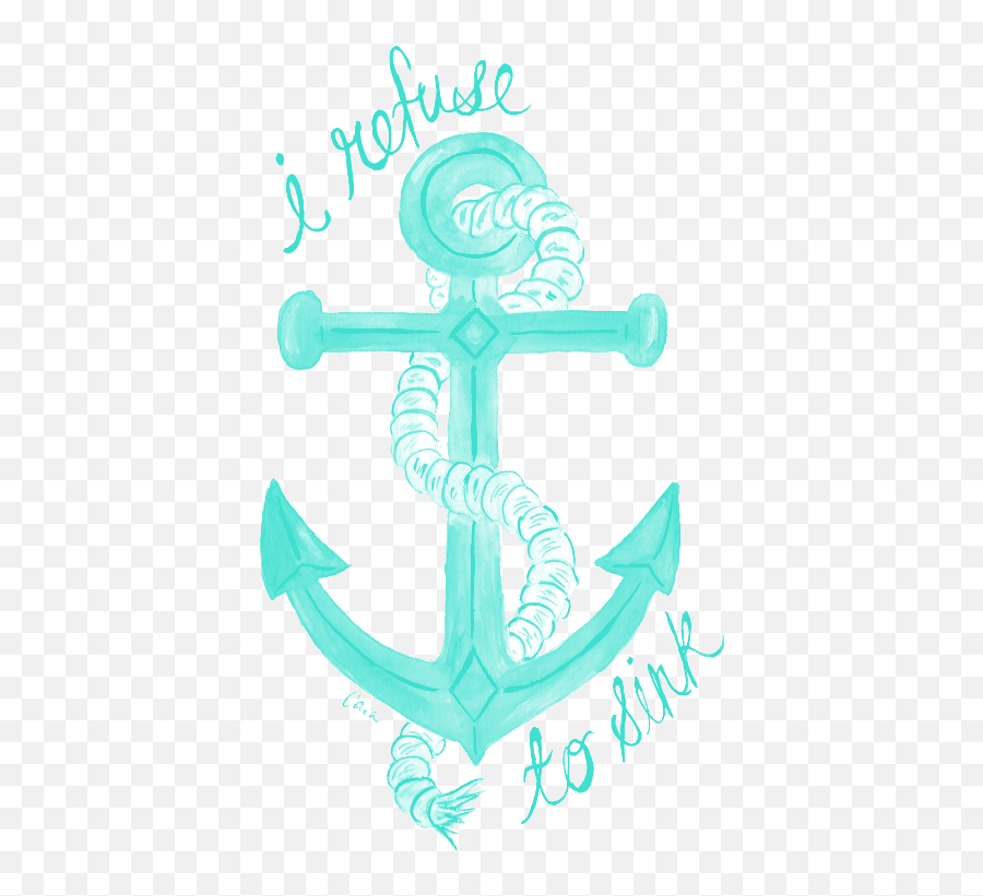 Sink Anchor - Refuse To Sink Anchor Emoji,Sinking Ship Emoji