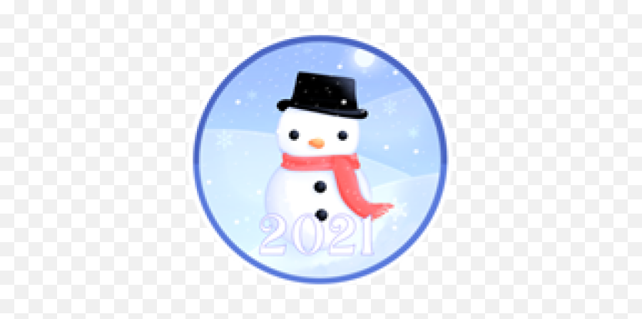 Winter 2021 Badge - Roblox Emoji,Snwman Emoji