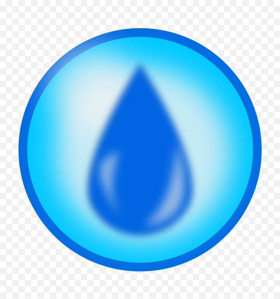 Water Icon - Openclipart Emoji,Water Drop Emoji