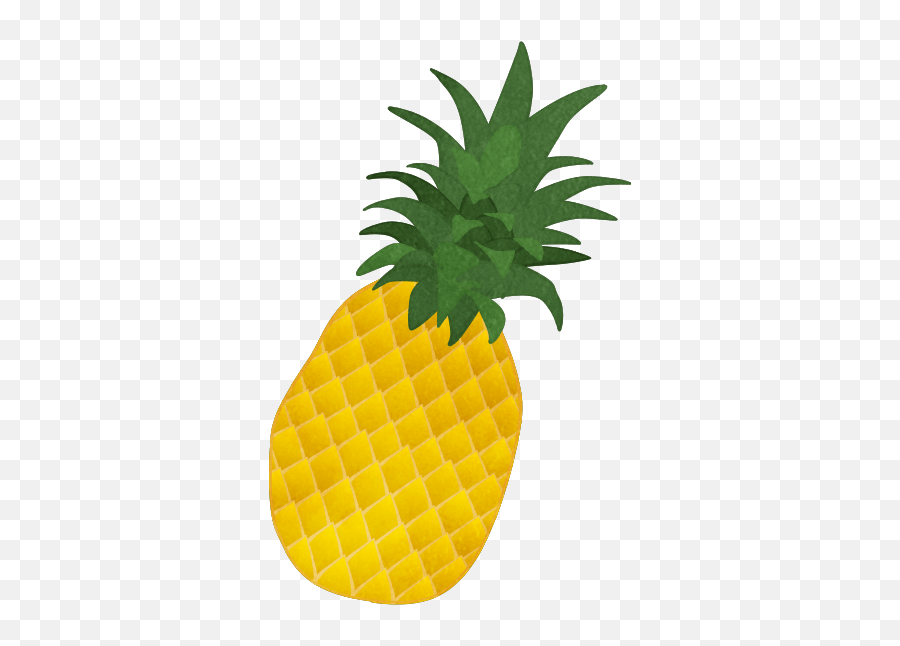 Pineapple Set - Cute2u A Free Cute Illustration For Everyone Emoji,One Piece Straw Hat Emoji