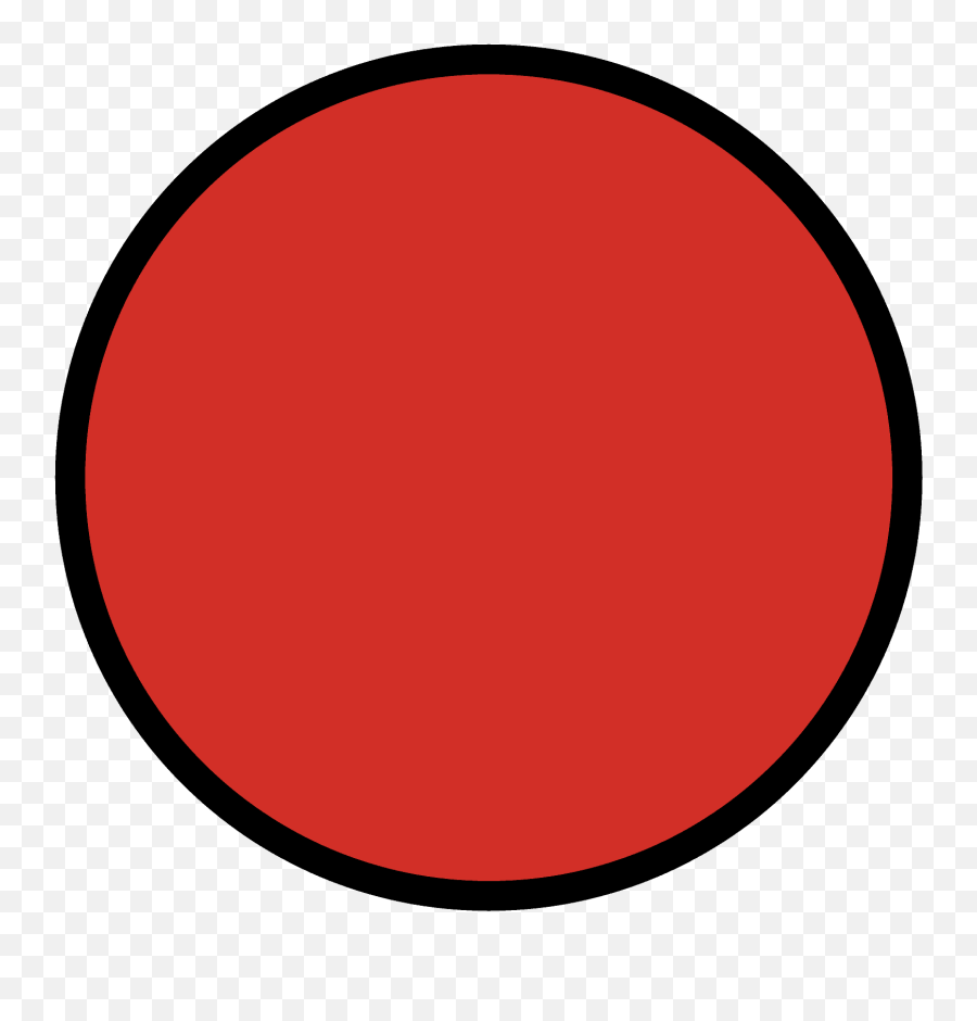 Red Circle Emoji Clipart Free Download Transparent Png - Red Circle Clipart,Red A Emoji