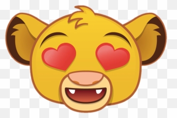 Simba Emoji Lionking Sticker - Happy,Simba Emoji