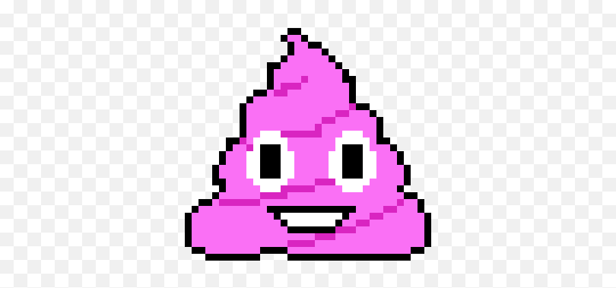 Pink Poo Emoji Pixel Art Maker - Pixel Art Emoji Poop,Pixel Phone Emojis