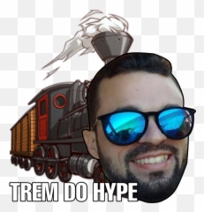 Hype Sticker - Eyeglass Style Emoji,Hype Train Emoji
