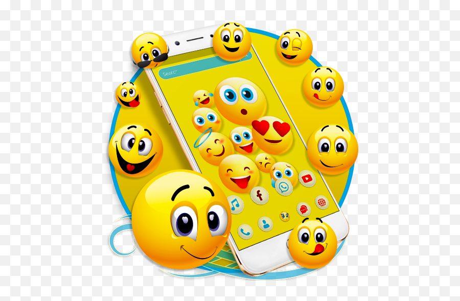 Happy Emoji Launcher Theme 118 Apk Download - Comlauncher Happy,Galaxy Emoji Wallpapers