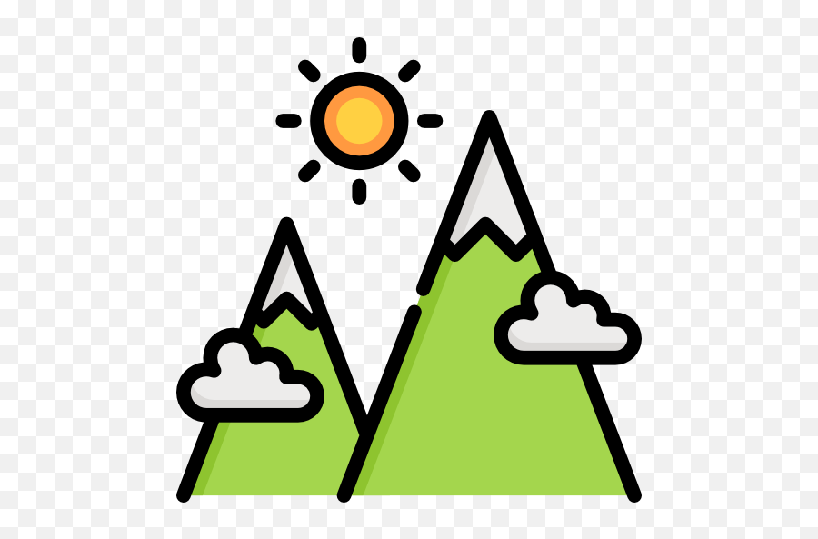 Mountains Free Vector Icons Designed By Freepik En 2020 - Icon Emoji,Ballsack Emoji