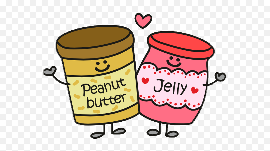 Peanut Butter Jelly Sticker - Cartoon Cute Peanut Butter And Jelly Emoji,Peanut Butter Jelly Emoji