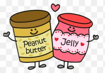 Peanut Butter Jelly Sticker - Cartoon Cute Peanut Butter And Jelly Emoji,Peanut Butter Jelly Emoji