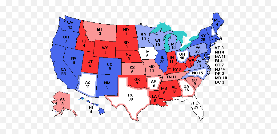 Electoralvote - Electoral Vote Map Emoji,Emotion Bowl Idaho Falls 2016