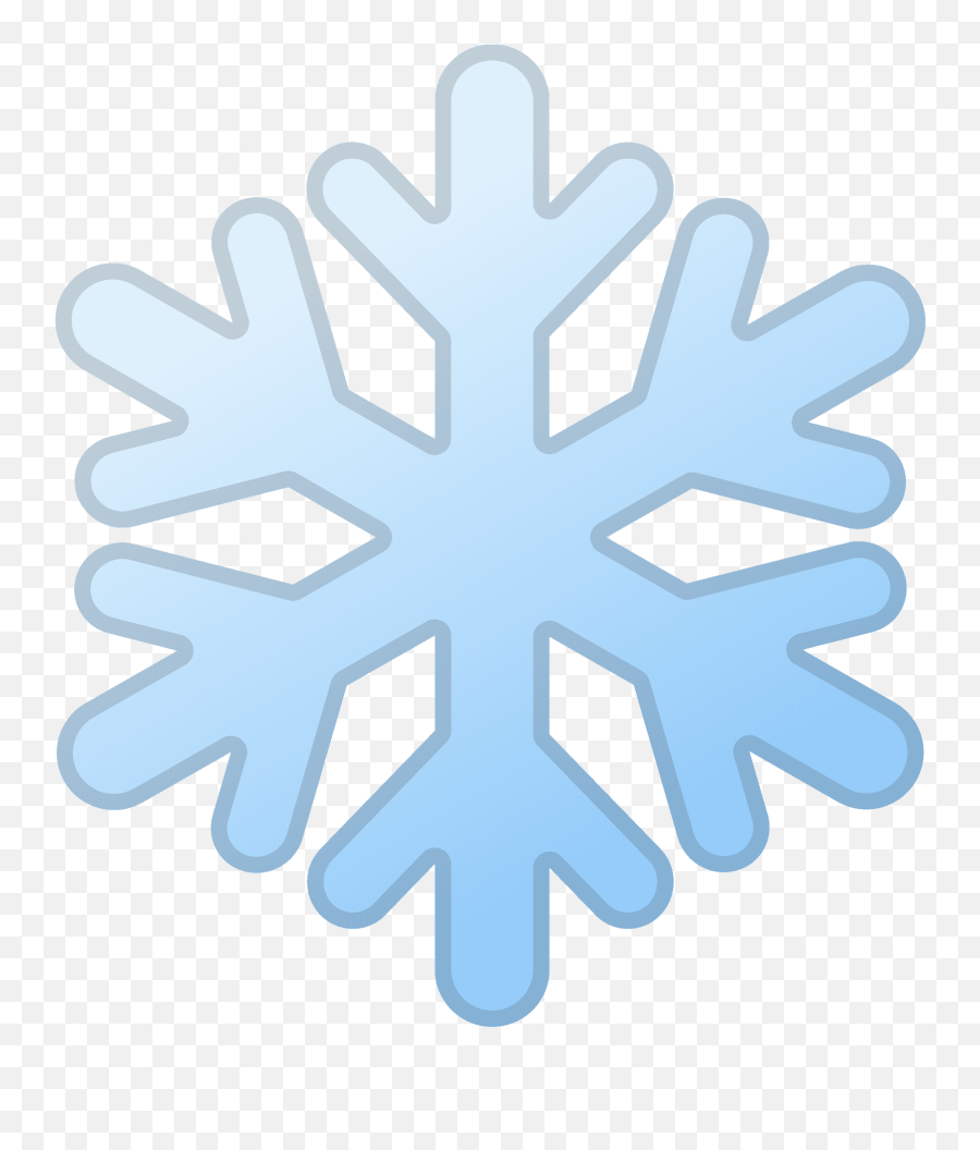 Snowflake Emoji Clipart - Snowflake Emoji,Snowflake And Snowman Emoji