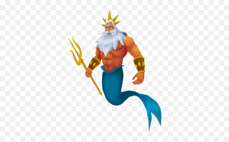 King Triton Costume The Little Mermaid - Dad From The Little Mermaid Emoji,Kingdom Hearts Emoji