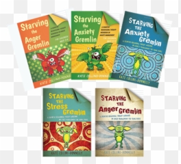 Starving The Gremlin Series Of 5 - Gremlin Anxiety Emoji,Autismn Emotions Hungry