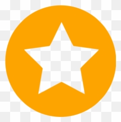 Orange Star 6 Icon - Free Orange Star Icons Emoji,Star Circle Emoticon