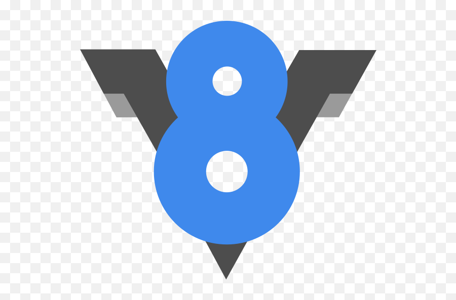 V8 Logo - V8 Javascript Engine Emoji,Emoticon V8