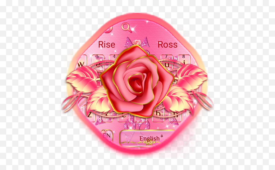 Pink Rose Gold Keyboard Aplikacije Na Google Playu - Girly Emoji,Pink Rose Emoji