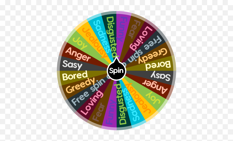 Whats Your Emotion Example - Dot Emoji,Emotion Wheel Spin