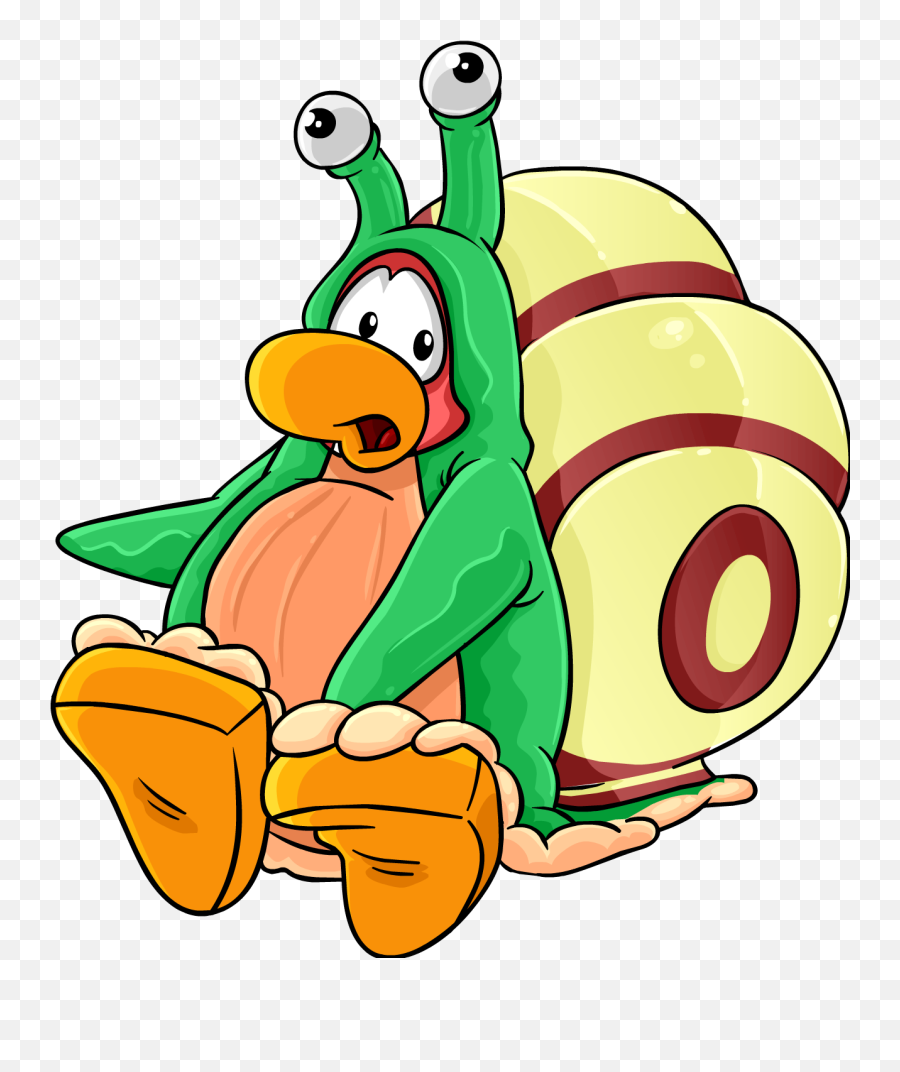 Toni The Snail Club Penguin Wiki Fandom - Snail And A Penguin Emoji,Disney Emojis Party Disney Moose Parties