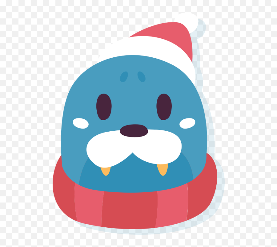 Cute Winter Animals Clipart - Png Download Full Size Clip Art Emoji,Asian Emojis Cute Cat