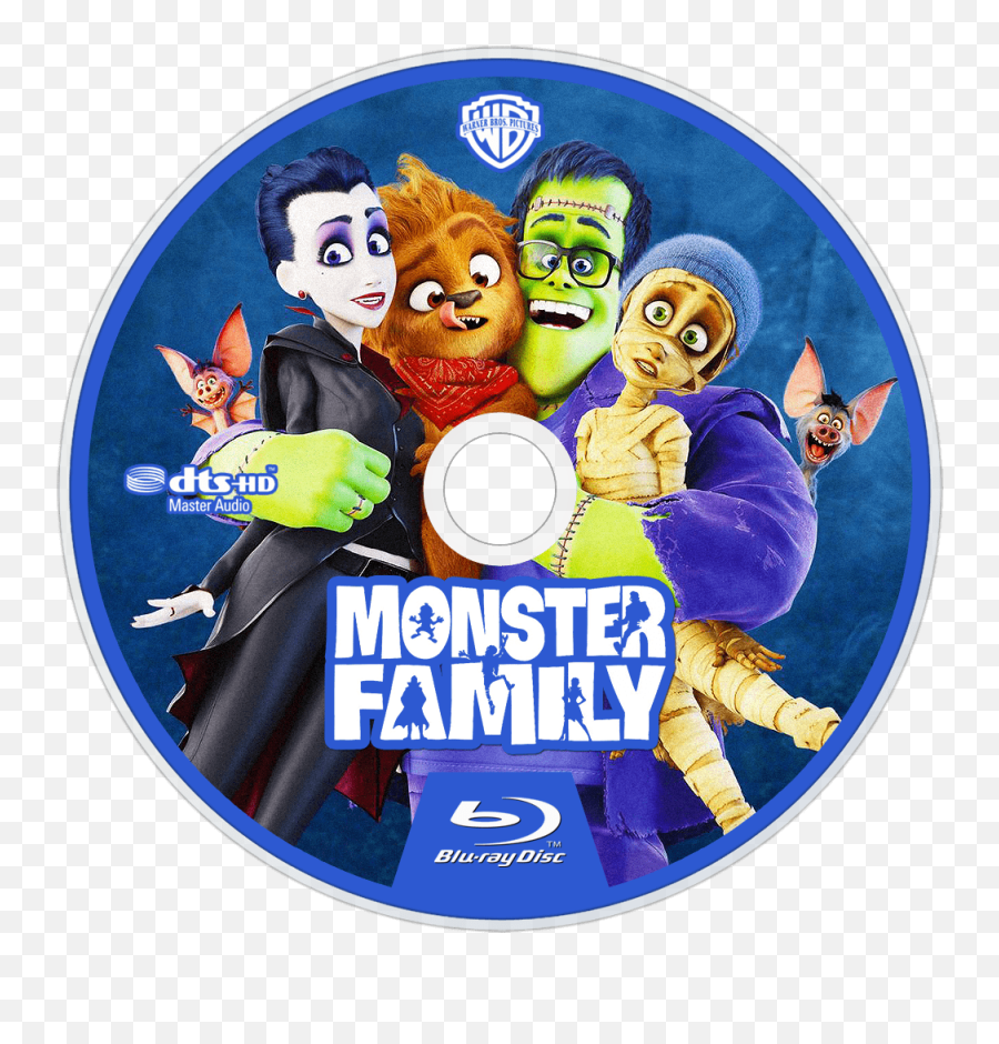 Download Happy Family Bluray Disc Image - Monster Family Blu Blu Ray Emoji,What Does Blu Emojis Look Like