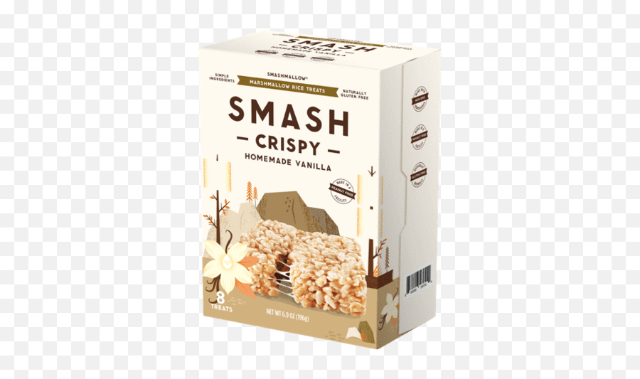 Smashmallow - Homemade Vanilla Smash Crispy Emoji,Emoji Stickers And Candy Box 36ct