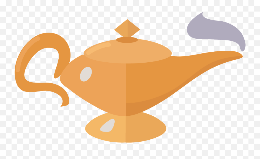 Genie Lamp Clipart - Lid Emoji,Genie Lamp Emoji