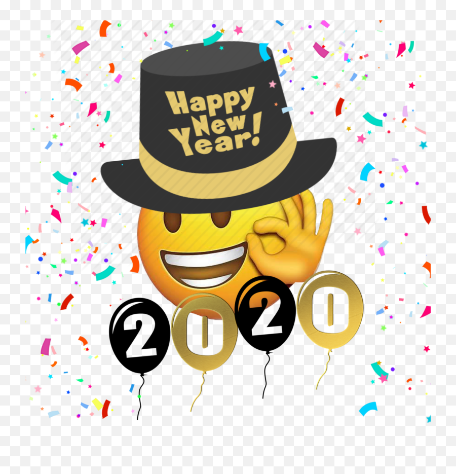 Emoji Newyear Meme Sticker By Yami Sin Apellido,New Year Emoji