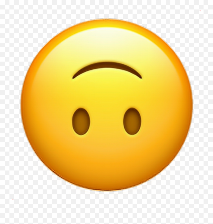 Download Upside Down Face Emoji - Emoji,Upside Down Smile Emoji