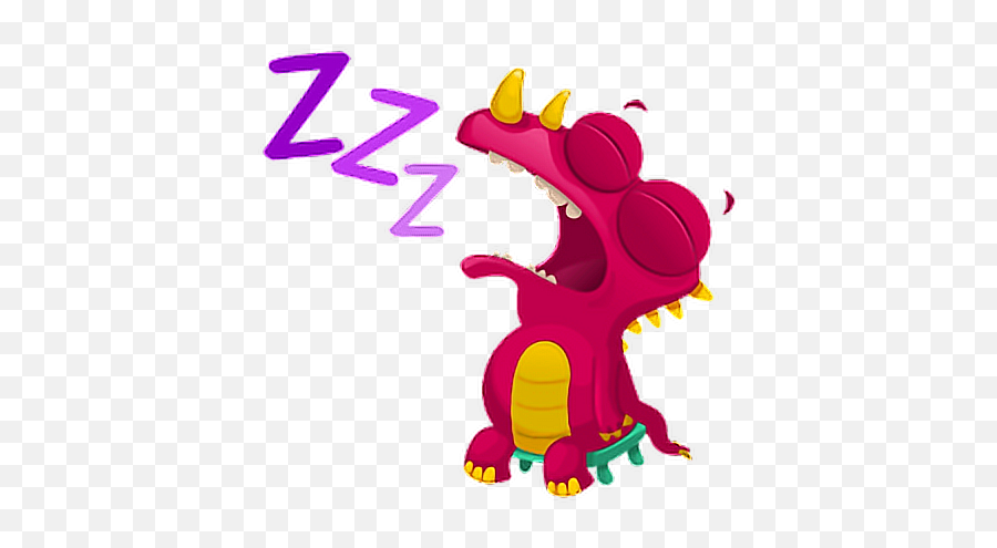 Zzz Stickers Emojistickers Sticker By Sandra - Fictional Character,Dinosaur Emojis